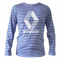 Тельняшка с длинным рукавом Renault 1972 Logo - PrintSalon