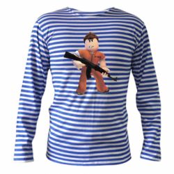 Тельняшка с длинным рукавом Roblox Prisoner - PrintSalon