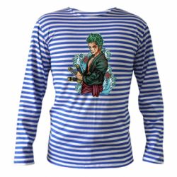 Тельняшка с длинным рукавом Ророноа Зоро - PrintSalon