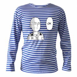 Тельняшка с длинным рукавом Saitama ok - PrintSalon