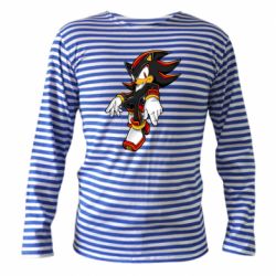 Тельняшка с длинным рукавом Shadow the hedgehog - PrintSalon