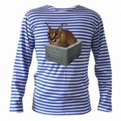 Тельняшка с длинным рукавом Шлепа в тазике - PrintSalon