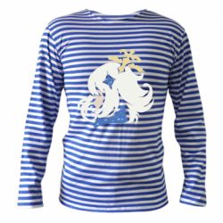 Тельняшка с длинным рукавом Силуэт Паймон - PrintSalon