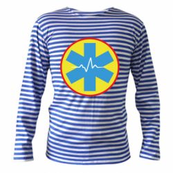 Тельняшка с длинным рукавом Скорая помощь - PrintSalon