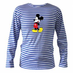 Тельняшка с длинным рукавом Smiling Mickey - PrintSalon