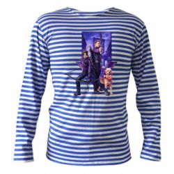 Тельняшка с длинным рукавом Соколиный глаз и Кейт Бишоп - PrintSalon