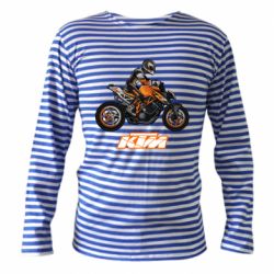 Тельняшка с длинным рукавом Sport Bike Art - PrintSalon