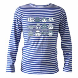 Тельняшка с длинным рукавом Star wars icons - PrintSalon