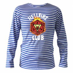 Тельняшка с длинным рукавом Stranger Things: Hellfire club - PrintSalon