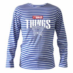 Тельняшка с длинным рукавом Stranger Things. - PrintSalon