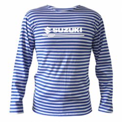 Тельняшка с длинным рукавом Suzuki katana logo - PrintSalon