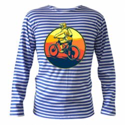 Тельняшка с длинным рукавом Сyclist - PrintSalon