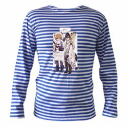 Тельняшка с длинным рукавом Тарталья и Моракс - PrintSalon