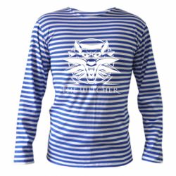 Тельняшка с длинным рукавом The witcher wolf - PrintSalon