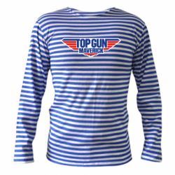 Тельняшка с длинным рукавом Top Gun. Maverik - PrintSalon