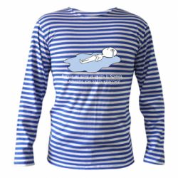 Тельняшка с длинным рукавом Вапще не хочу уезжать из крыма из алушты - PrintSalon