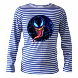 Тільник з довгим рукавом Venom black and blue style - PrintSalon