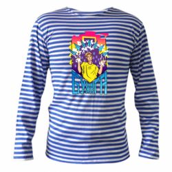 Тельняшка с длинным рукавом Влад А4 Бумага-PrintSalon Тельняшка с длинным рукавом Влад А4 Бумага