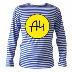 Тельняшка с длинным рукавом Влад А4 Лого - PrintSalon