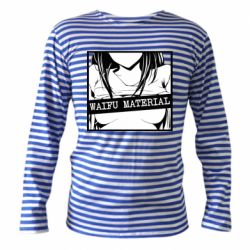 Тільник з довгим рукавом Waifu Material - PrintSalon