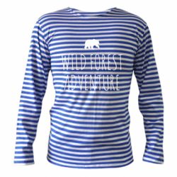 Тельняшка с длинным рукавом Wild forest adventure - PrintSalon