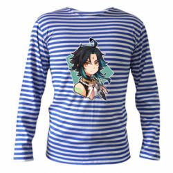 Тельняшка с длинным рукавом Xiao portrait - PrintSalon