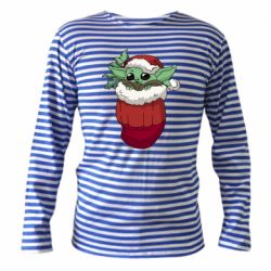 Тельняшка с длинным рукавом Йода в перчатке - PrintSalon