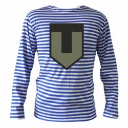 Тельняшка с длинным рукавом ЗСУ лого - PrintSalon