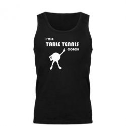Мужская майка Tennis Coach - PrintSalon