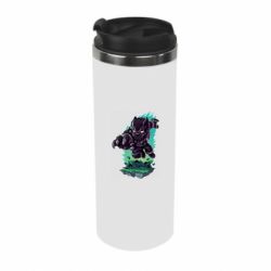 Термокружка Cute Black panther - PrintSalon