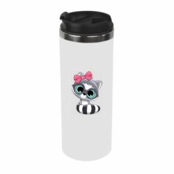 Термокружка Cute raccoon - PrintSalon