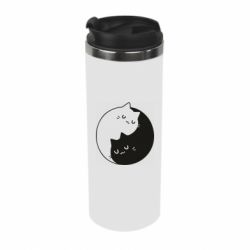 Термокружка Cute yin yang cats - PrintSalon