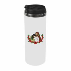 Термокружка Дівчина цілує солдата - PrintSalon