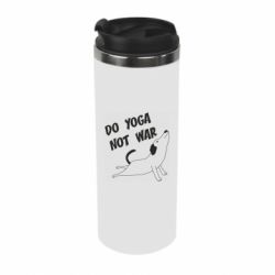Термокружка Do yoga not war - PrintSalon