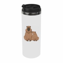 Термокружка Две капибары - PrintSalon