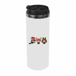 Термокружка Гаррі Поттер та друзі новорічні - PrintSalon