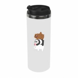 Термокружка Гризли Панда и Белый - PrintSalon