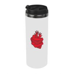 Термокружка Heart out of hands - PrintSalon