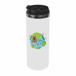 Термокружка Капибара в воде - PrintSalon