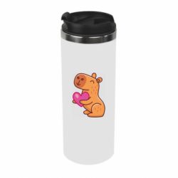 Термокружка Капибара сердечко - PrintSalon