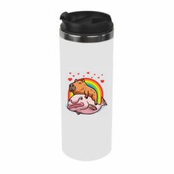 Термокружка Капибара на рыбе - PrintSalon