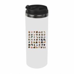 Термокружка Коты мем. - PrintSalon