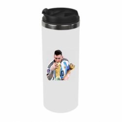 Термокружка Месси целует кубок - PrintSalon
