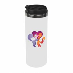 Термокружка Парочка. Котики - PrintSalon