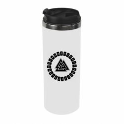 Термокружка Scandinavian Runes And Walknut - PrintSalon