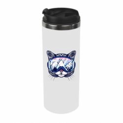 Термокружка Snowboard Cat - PrintSalon