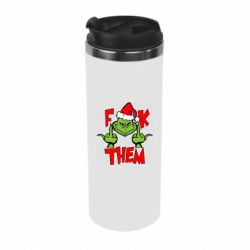 Термокружка The grinch f*ck them - PrintSalon