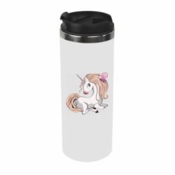 Термокружка Unicorn with bow tie - PrintSalon