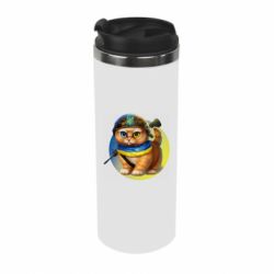 Термокружка Военный котик - PrintSalon