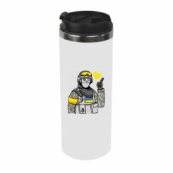 Термокружка Військовий з сердечком